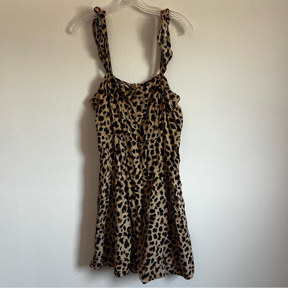 Express Animal Print Mini Dress Size: L